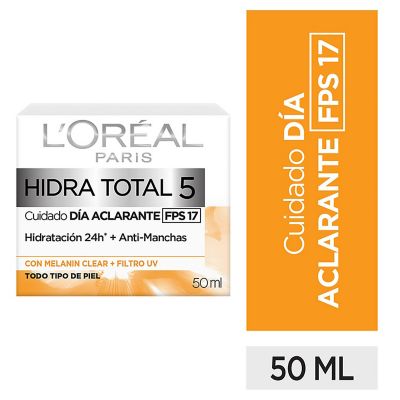 Crema humectante Aclarante Hidra-Total 5 x 50 ml