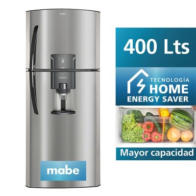 Refrigeradora Mabe No Frost 400L INOX