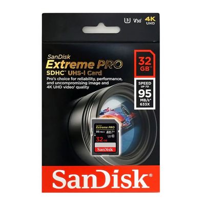Memoria SD Extreme Pro 32GB 4K 95Mbps UHS-I