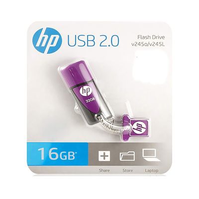 Memoria USB 16GB Flash Drive V245L Lila Negro