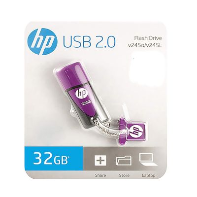 Memoria USB 32GB Flash Drive V245L Lila Negro