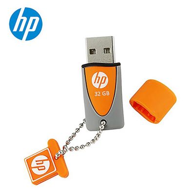 Memoria USB 32GB Flash Drive V245O Naranja Gris