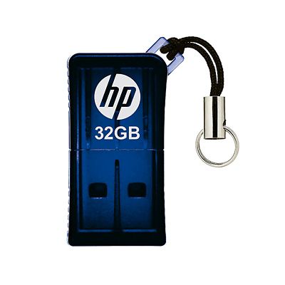 Memoria USB 32GB HP Flash Drive 2 0 V165W Azul 