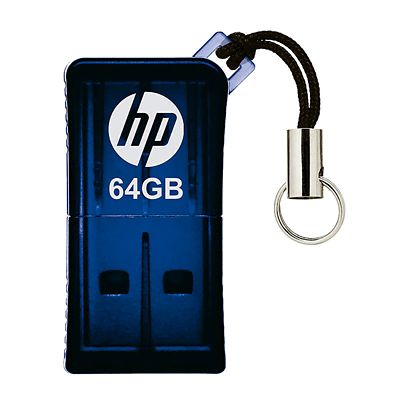 Memoria USB 64GB HP Flash Drive V165W Azul
