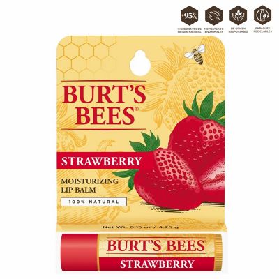 Strawberry Lip Balm Tube - Blister  0.15 Oz  (4.25G)