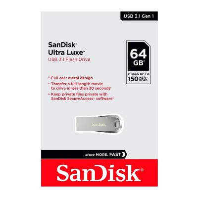Memoria USB SanDisk Ultra Luxe 64GB 3.1 FLASH DRIVE