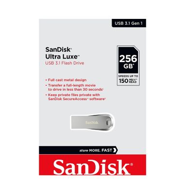Memoria USB SanDisk Ultra Luxe 256GB 3.1 FLASH DRIVE