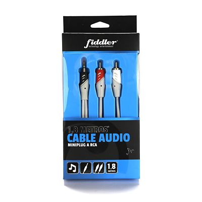 Cable Audio Mini Rca 1/8 Mts