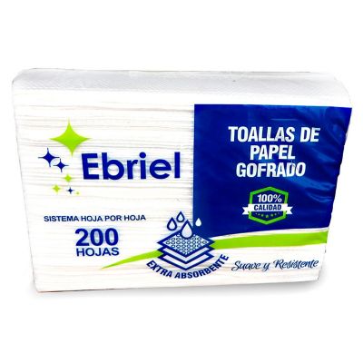 Papel Toalla Interfoliado U/H 200 Hojas el Paquete 