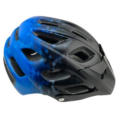 Casco De Bicicleta BKS Para Adultos MTB Talla M Negro y Azul