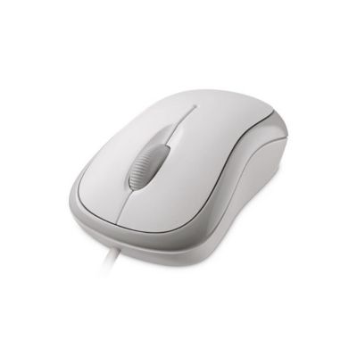Mouse Optico Básico Blanco USB con Scroll