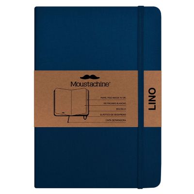 Libreta Classic Pocket Blanco Azul