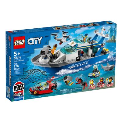 Lego 60277 Barco Patrulla de Policía