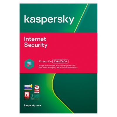 Antivirus Kaspersky Internet Security Multidispositivo 3 dispositivos 1 año 