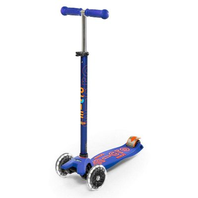 Scooter Maxi Deluxe LED Azul
