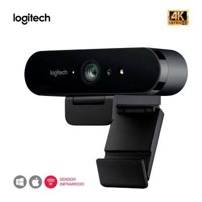 Cámara Webcam Logitech Brio Ultra HD 4K Zoom 4X Pro Business