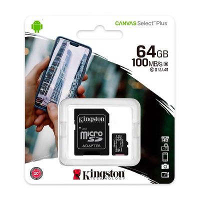 Memoria Micro SD 64GB Clase 10 Plus