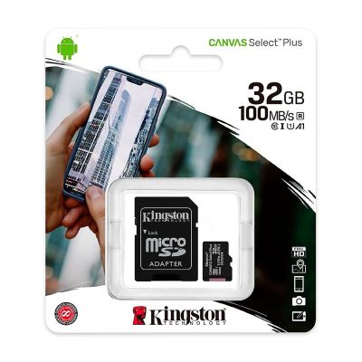 Memoria Micro SD 32GB Kingston Clase 10 Plus