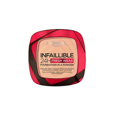 Polvos Compactos Infallible 24H Fresh Wear Tono Radiant Honey 9g L'Oréal Paris Maquillaje