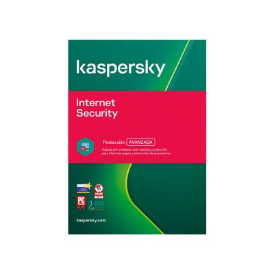 Antivirus Kaspersky Internet security 1 user 1 año Bundle