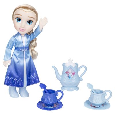 Set Muñeca Elsa con Juego de Te Frozen