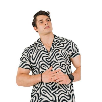 Camisa Hawaiana Slim Fit Hombre