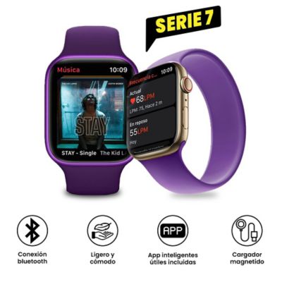 Smart Watch Serie 7 - Morado