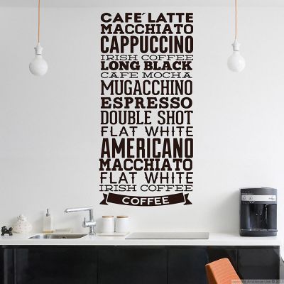Vinilo Tipos Café Negro