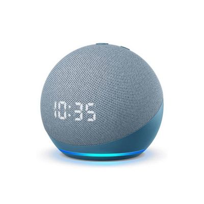 Alexa Echo Dot con Reloj 4ta Generación Azul