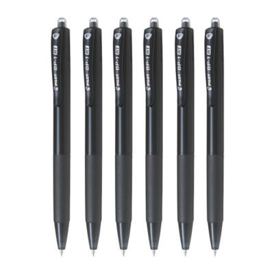 Bolígrafo de Tinta Seca Negra BP-1RT - Set x 6 unidades