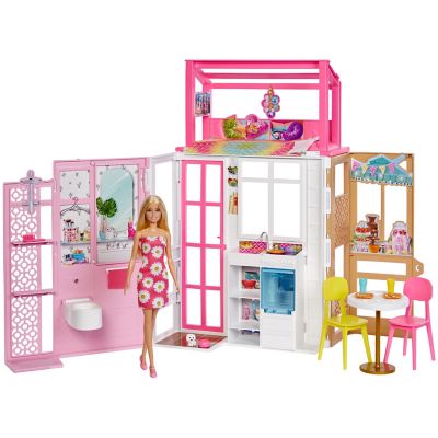 Set de Muñecos Barbie Casa con Muñeca