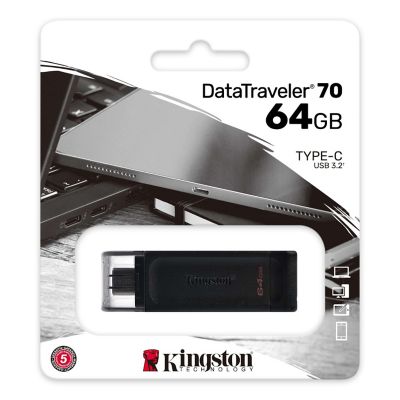 Memoria USB 3.2 Kingston DT70 64GB Tipo C