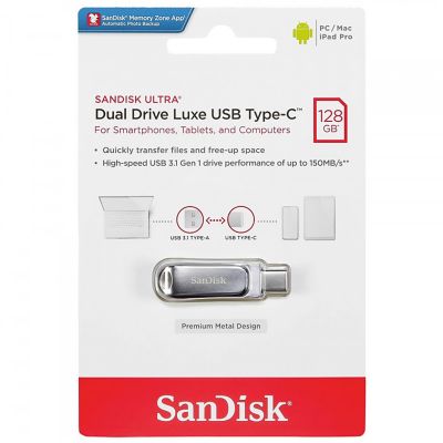 Memoria USB SanDisk Ultra Dual Drive Luxe 128GB USB 3.1 Tipo-C