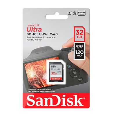 Memoria SD Sandisk SDUN4-032G Ultra SDHC 32GB UHS-I 120Mbps