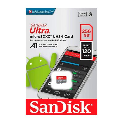 Memoria Micro SDXC Sandisk Ultra 256GB UHS-I A1 120Mb/s