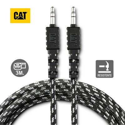 Cable Auxiliar CAT Resistente De Audio 3.5mm 3 Metros
