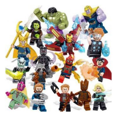 Figuras de LEGO Avenger superhéroe 16pcs