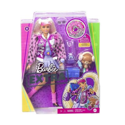 Barbie Extra Doll Con Chaqueta Rosa Brillante