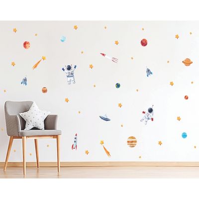 Wall Decals Space White