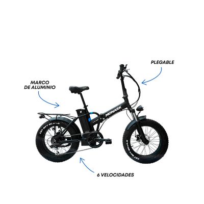 Bicicleta Eléctrica E-Flash Aro 20   Monark