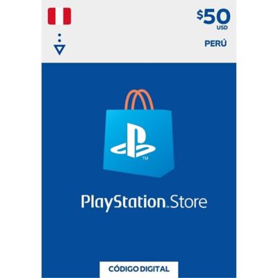 Código PlayStation Network 50 Dólares Perú PS4 PS5