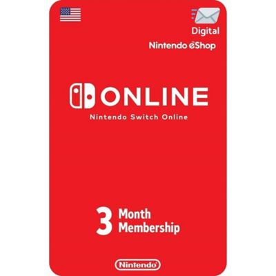 Código Nintendo Switch Online 3 Meses Usa