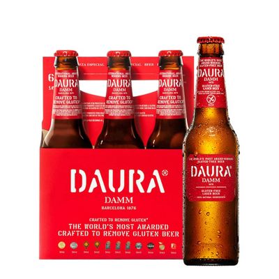 Six Pack Cerveza Daura Damm Gluten Free 250ml