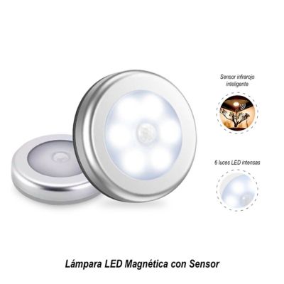 Lámpara Led Magnética Con Sensor