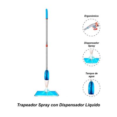 Trapeador Spray con Dispensador Líquido