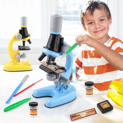 Microscopio Científico Celeste para Niños