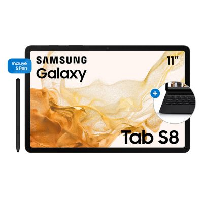 Galaxy Tab S8 Grafito con Keyboard