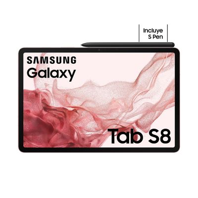 Galaxy Tab S8 Pink Gold con Keyboard