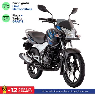 Moto Discover 125 St Negro Azul