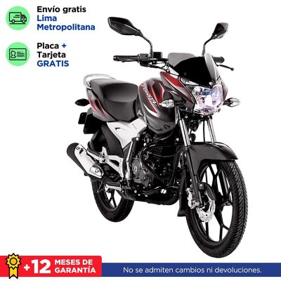 Moto Discover 125 St Negro Rojo